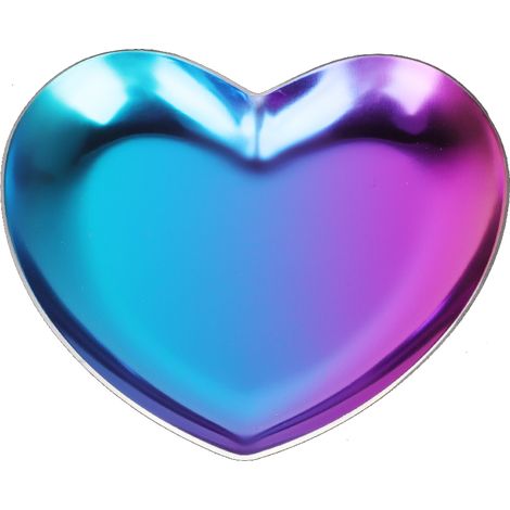 Plateau coeur en acier inoxydable presentation the cafe friandises organisateur bijoux cosmetiques multicolore (1/5)