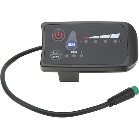 Écran pour vélo électrique, Longziming, ABS, étanche, 5 broches, LED (1/5)