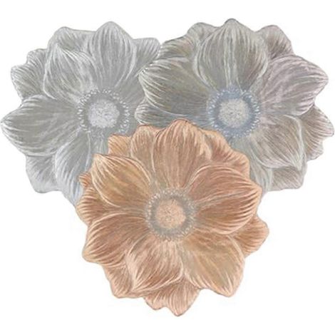 Set de table en forme de lotus, élégant et résistant à la chaleur, lot de 3 (1/5)