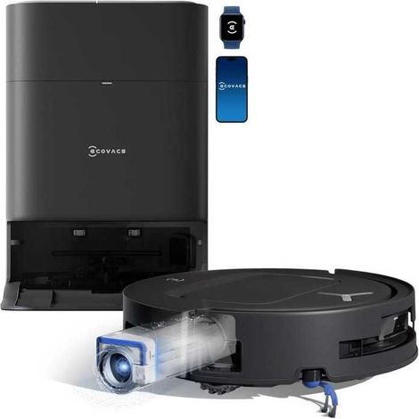 Ecovacs Deebot T80 Omni Saugroboter Schwarz mit OZMO Wischfunktion (1/3)