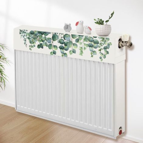 Polyester-Heizkörperabdeckung für Heizsysteme im Haushalt, waschbar, staubabweisendes Gewebe mit schlichtem Muster, (180 cm) (1/3)