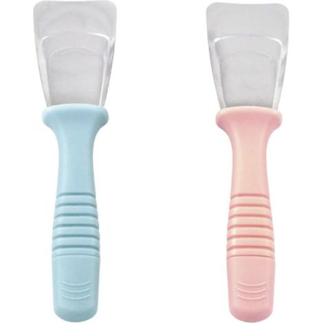 2 pièces Grattoir à glace, Acier inoxydable, Poignée ergonomique, Antirouille, Pour réfrigérateur et congélateur (1/5)