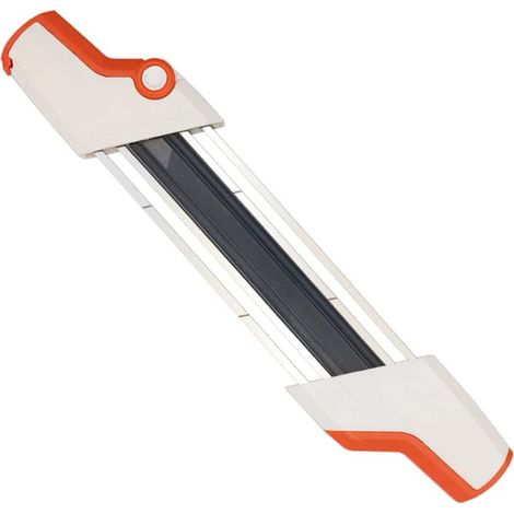 Lime à chaîne électrique miniature portative pour tronçonneuse, avec huile et accessoires de meulage (Orange et blanc 4.0). (1/5)