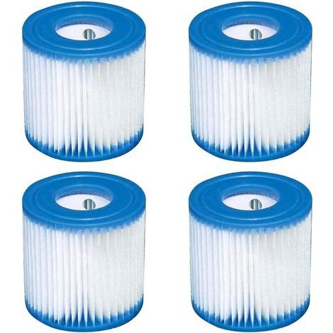 Ersatz-H-Typ-Schwimmbadfilterkartuschen 29007E für Intex (4 Filter) (1/5)