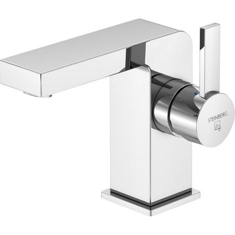 Steinberg Serie 120 Waschtischarmatur, mit Ablaufgarnitur, (1/5)
