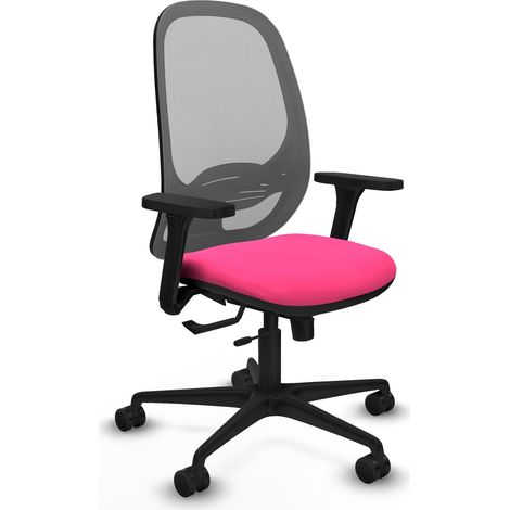 Chaise de bureau piqueras y crespo Cilanco rose cuir synthétique (1/2)