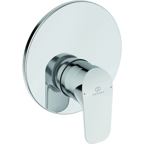Ideal Standard - Ceraflex, Miscelatore per vasca o doccia ad incasso, Una via, Parti esterne, Cromato (1/2)