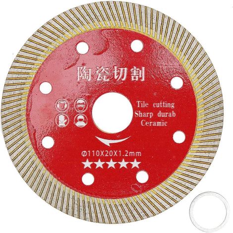 Disque de coupe en céramique, matériau diamant, lame de scie à polir la porcelaine pour meuleuses d'angle