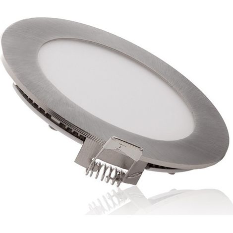Piastra LED 9W 720Lm PF 0.99 Nichel Satinato 230V AC (1/5)