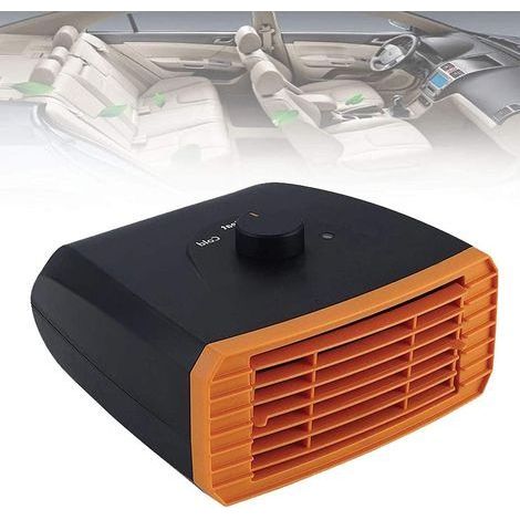 Chauffage À Plat De Voiture, Dégivreur De Ventilateur Électrique, Allume-Cigare Branché avec Ligne De 3,9 Pi / 1,2 M pour Voiture, Camion, Fourgonnette (Size : Orange 24V) (1/5)