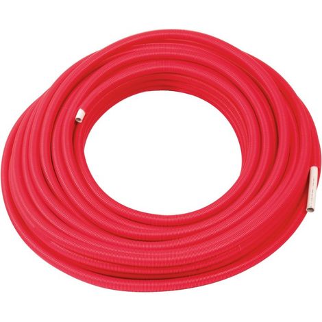 Tube multicouche gainé rouge - Multiskin4 - Comap - diamètre26 - L.50 m