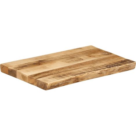 Maison Exclusive - Tischplatte mit Baumkante 50x40x2,5 cm Raues M
