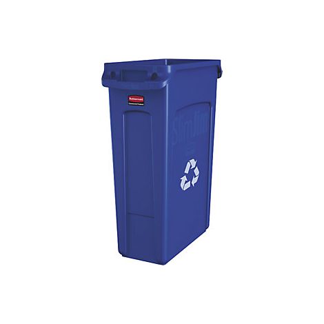 Rubbermaid Cestino SLIM JIM® capacità 87 l con canali di (1/3)