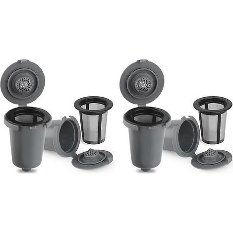 Lot de 4 coupelles filtrantes réutilisables pour-- (1/5)