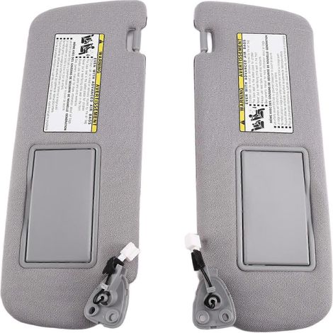 852013K010QS 852023K000QS 1SET Pare-soleil gauche/droite en tissu gris pour Hyundai Sonata 2006-2010 (1/5)