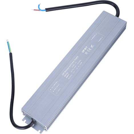 Alimentation Électrique AC-DC Ultra-Mince Étanche 12V 200W HRUW-200W-12V 170-240VAC 50/60Hz
