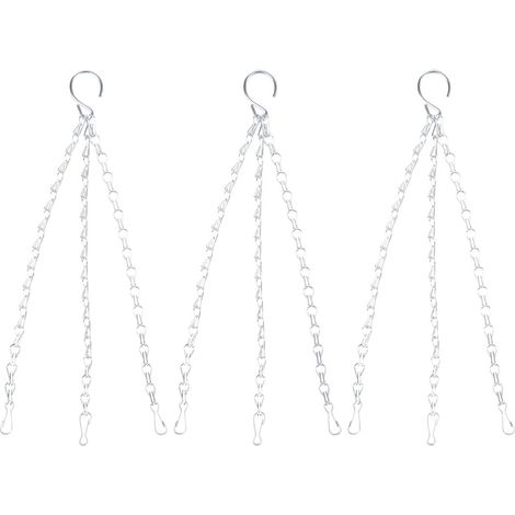 Esschert Design Hanging Basket Ketten 3er Set - Metall (1/2)