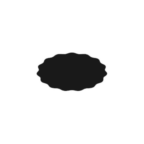 Etichette per barattoli 5,5x3 cm per conserve, 80 pezzi, nero opaco (1/2)