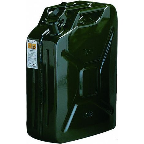 Jerrican Hydrocarbures en tôle Vert 5 Litres - ALGI EQUIPEMENTS