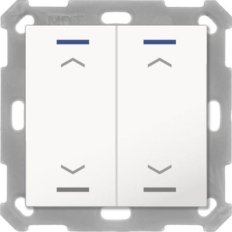 mdt Interruptor KNX blanco control iluminación y persianas