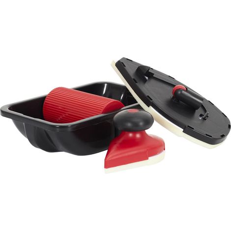 Kit de Peinture "Sans Bavure" 22cm Rouge & Noir