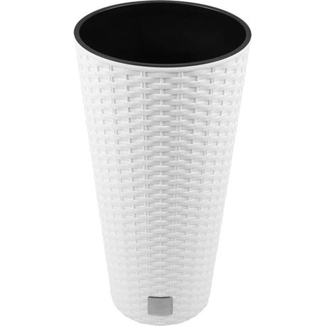 Vaso da fiori alto Rato DRTUS250 con inserto Bianco (1/5)