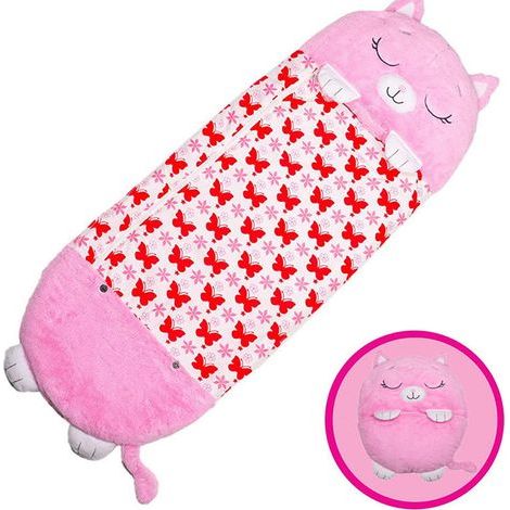 Coussin de jeu et sac de couchage Happy Nappers grand format, gigoteuse amusante pour enfants, Surprise Kids 135 cm x 51 cm (1/3)