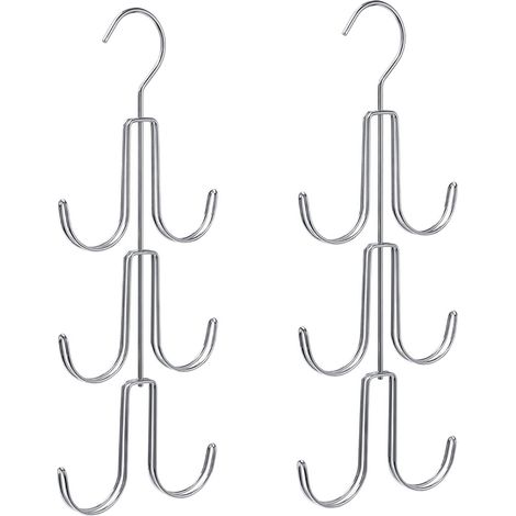 Porte-Sac - Porte-Accessoires En Acier Pour Armoire - Convient Pour Sacs À Main, Sac À Dos, Ceintures Et Écharpes - 1 Pièce (1/5)