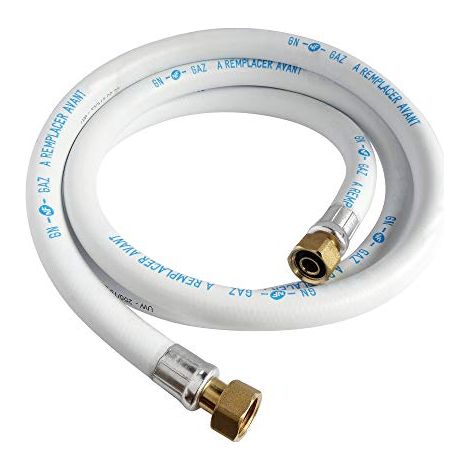 SOMATHERM FOR YOU B656-20 SOMATHERM for YOU-B656-20-Flessibile Gomma Lunghezza 2 Metri-Durata 10 Anni-per l'alimentazione del Suo Dispositivo al Gas Naturale, Grigio, 2 m (1/4)