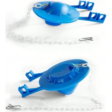 Kit de clapet universel pour toilette, lot de 2 (2 pouces), compatible avec bouchon de toilette, adapté aux réglages haut et bas. (1/5)