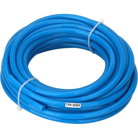 Tuyau pneumatique PU bleu pour outils pneumatiques, traitement du bois, etc. (1/5)