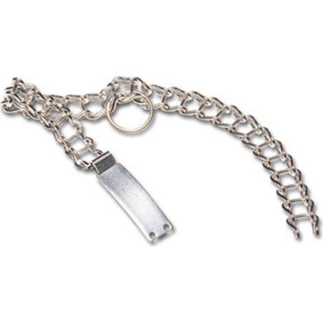 COLLARE P/CANI ACCIAIO ZINCATO 35 CM