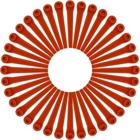 Set of 100 replacement blades compatible with Gardena EasyCut Li-18/23 R trimmers (ref. 9823) (1/4)
