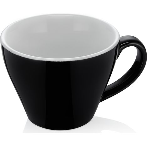 Tasse double espresso 180 ml noir bord blanc ITALIA BLACK - Was Germany