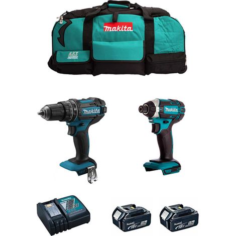 MAKITA Kit MK206 (DHP482 + DTD152 + 2 x 5,0 Ah + DC18RC + LXT600) (1/5)