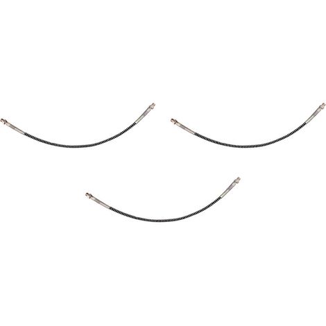3 x 50 cm (19,7 Zoll) Hochdruck-PCP-Ladeschläuche, 63 MPa/9000 PSI flexible Schlauchverlängerung für Fernbefüllung (1/5)