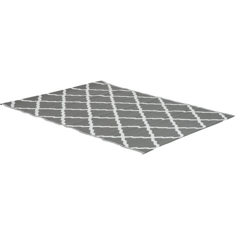 Greemotion Santo Tappeto per Esterni, Polipropilene, Grigio, ca. 200 x 0,5 x 150 cm (1/5)