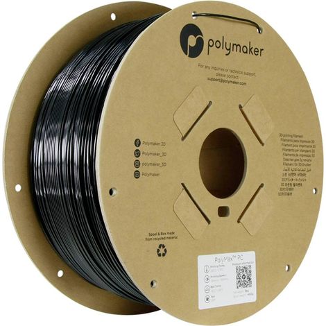 Polymaker PC02007 Filamento per stampante 3D PC (policarbonato) resistente agli urti, resistente al calore 1.75 mm 3000 (1/5)