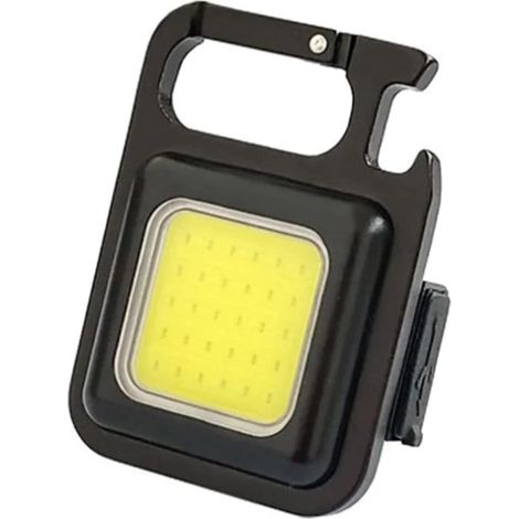 SHINEOFI Lampe De Poche Porte-clés Rechargeable Usb Lampe Torche Portable Décoration (1/5)
