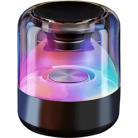 Enceinte Bluetooth - AVIZAR - 5W - LED RGB - Batterie 4-6h - AUX/USB/TF