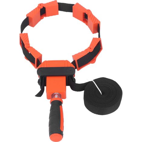Serre-joint à sangle en nylon 4m, pince compacte portable en plastique, brides de serrage pour menuiserie et cadre, outil de maintien polyvalent. (1/5)