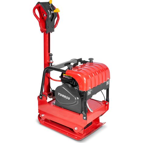 Torros – Compacteur à plaque vibrante 25 kN – Moteur essence 6,5 ch pour tranchées et fondations – TPT2500 (1/5)
