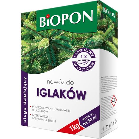 Engrais à action prolongée BOPON pour conifères Biopon 1 kg 1 pc.
