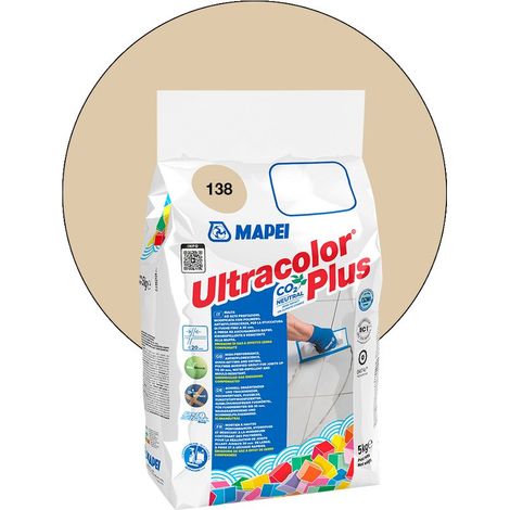 Joint de carrelage ULTRACOLOR PLUS MAPEI 5 Kg - 138 Amande (1/5)