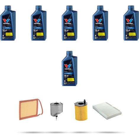 Kit tagliando 4 FILTRI e 6L OLIO compatibile con Fiat Scudo II 1.6 JTD 66kw dal 2007 (1/5)