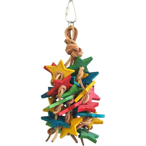 Jouet en cuir pour support de cage ou aire de jeux pour oiseaux, idéal pour les petits et moyens perroquets, conures soleil, conures à joues vertes, perruches moines, perruches ondulées, caïques, calo (1/5)