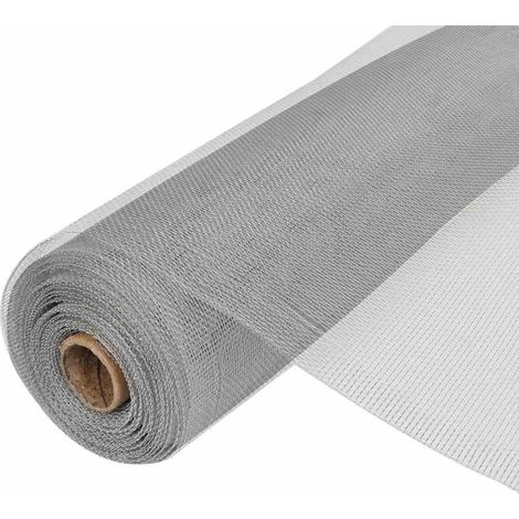 Maison Exclusive - Fliegengitter Aluminium 100x500 cm Silbern