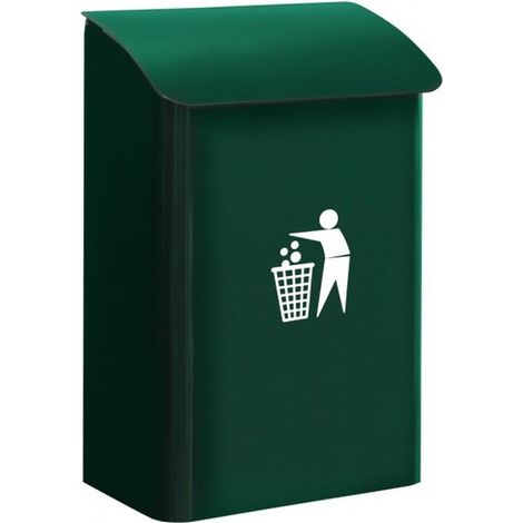 CESTINO ACCIAIO GARAGE VERDE - 275X425X15