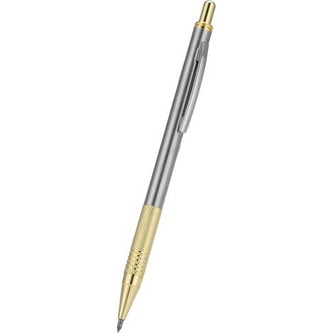 Outil de gravure de stylo de lettrage de coupe en métal de coupeur de verre de diamant (or) (1/5)