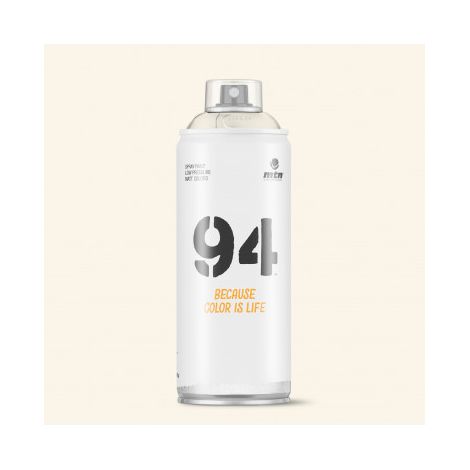 -CAHERSA- Pintura en Spray MTN Hardcore 400 ml 94  BLANCO MALTA RV-190 (1/2)